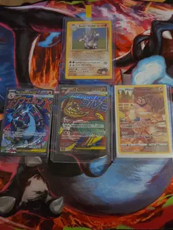 Pokemon Card Bundle Job Lot | Brock's Rhydon Holo, Miltank GG & JP Mega Lucario - Image 1