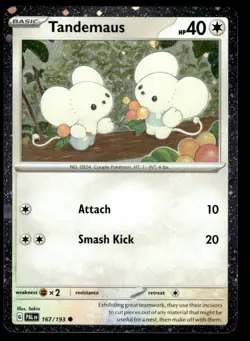 Tandemaus (Cosmos Foil) 167/193 Holo Miscellaneous Cards & Products Pokemon NM - Image 1