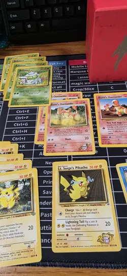 130 Vintage Pokemon Cards Base Set, BSS etc w/ STARTERS VARYING CONDITIONS - Image 3