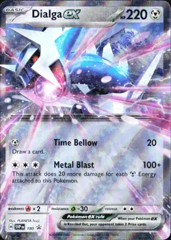 Dialga ex SVP SV: Scarlet & Violet Promo Cards #180 Promo Holo NM - Image 1