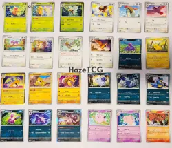 ⭐ Pokemon Scarlet & Violet 151 Complete Common/Uncommon/Holo Rare Set 153 Cards⭐ - Image 3