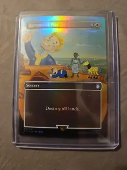 Magic The Gathering Mtg Foil Ravages Of War Fallout Borderless Mythic Near Mint - Image 1