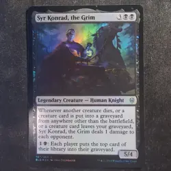 Syr Konrad, the Grim - Foil - Throne of Eldraine (MTG) - Image 1