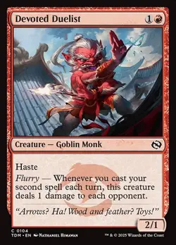 [MTG] Devoted Duelist (0104) (TDM) NM - Image 1