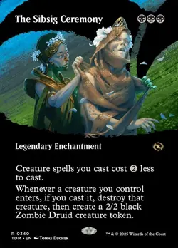 [MTG] The Sibsig Ceremony (Showcase) (0340) (TDM) NM - Image 1