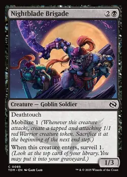 [MTG] Nightblade Brigade (0085) (TDM) NM - Image 1