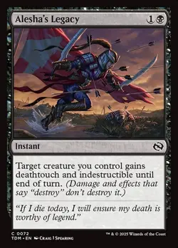 [MTG] Alesha's Legacy (0072) (TDM) NM - Image 1