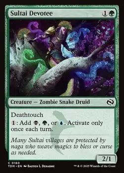 [MTG] Sultai Devotee (0160) (TDM) NM - Image 1
