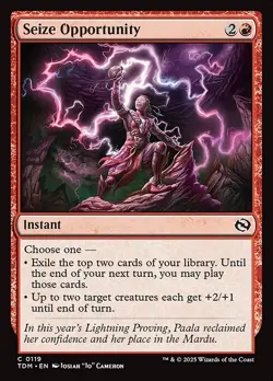 [MTG] Seize Opportunity (0119) (TDM) NM - Image 1