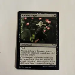 MTG Nowhere to Run Duskmourn Set Regular Uncommon #111 LP Fresh Pull No Play - Image 1