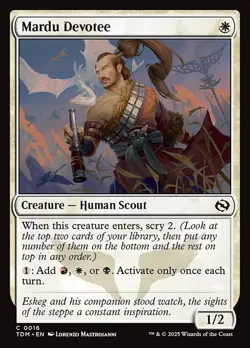 [MTG] Mardu Devotee (0016) (TDM) NM - Image 1