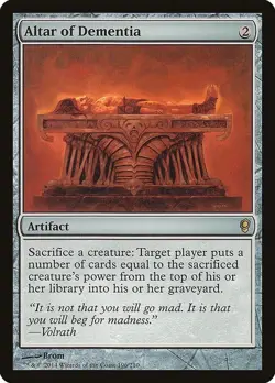 ALTAR OF DEMENTIA NM NEAR MINT Magic the Gathering Conspiracy - Image 1