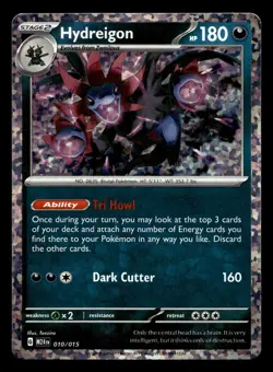 Hydreigon 010/015 McDonalds Holo Promo 2024 Pokemon NM - Image 1