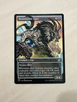 MTG *IKORIA: Behemoths* x1 Full Art Showcase - Huntmaster Liger NM - Image 1
