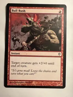 MTG Magic the Gathering Bull Rush (73/145) Worldwake NM - Image 1
