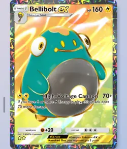 Pokemon TCG Pocket - Bellibolt Ex - 2⭐ Card - English - Fast Delivery - Image 1