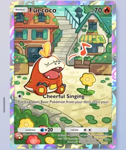 Pokemon TCG POCKET - Fuecoco 1⭐, Paldean Wonders, English - Image 1