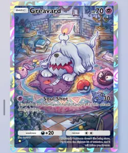 Pokemon TCG POCKET - Greavard 1⭐, Paldean Wonders, English - Image 1