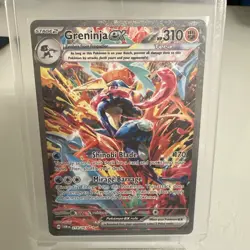 The Pokemon Company Greninja ex 214/167 Twilight Masquerade SIR Holo Full Art - Image 1