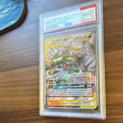 Pokemon Marshadow & Machamp GX Unbroken Bonds Ultra Rare Holo #82/214 PSA 10 - Image 4