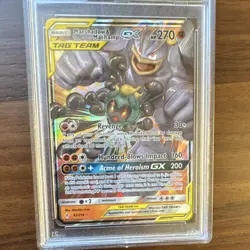 Pokemon Marshadow & Machamp GX Unbroken Bonds Ultra Rare Holo #82/214 PSA 10 - Image 5