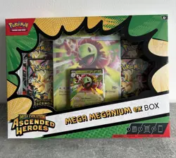 Pokemon! Mega Evolution Ascended Heroes - Mega Meganium Ex Box New Sealed - Image 1