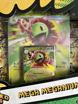 Pokemon! Mega Evolution Ascended Heroes - Mega Meganium Ex Box New Sealed - Image 2