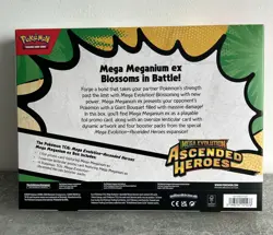 Pokemon! Mega Evolution Ascended Heroes - Mega Meganium Ex Box New Sealed - Image 4