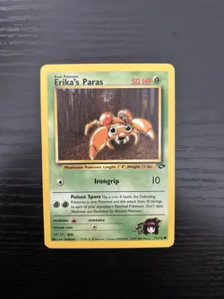Pokemon Erika's Paras 71/132 Gym Challenge Regular 2000 English WOTC - Image 1