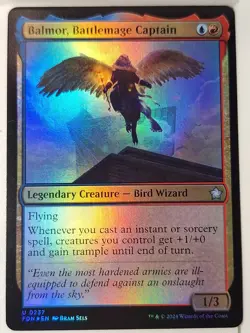 Balmor, Battlemage Captain - FOIL - Foundations - Magic the Gathering MTG Nice! - Image 1