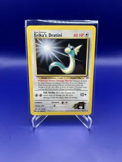 Pokemon TCG Erika's Dratini 042/132 Gym Heroes Regular English LP - Image 1