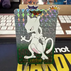 Mewtwo Pokemon Carddas Japanese Monsters Collection Bandai 1996 Green Prism - Image 1