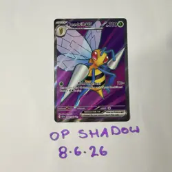 Beedrill ex 98/86 Full Art Double Ultra Rare Pokemon Chaos Rising NM - C - Image 1