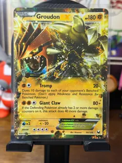 Pokemon TCG GROUDON EX #54/108 Dark Explorers! - Image 1