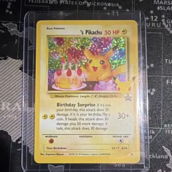 Pokemon TCG ______'s Pikachu 24/53 Wotc Promo Holo English 50 HP - Image 1