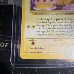 Pokemon TCG ______'s Pikachu 24/53 Wotc Promo Holo English 50 HP - Image 3