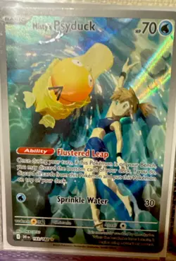 Pokemon TCG Misty's Psyduck 193/182 Destined Rivals Rare Holo 70 HP Eng - Image 1