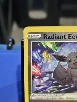 Pokemon TCG Radiant Eevee SWSH230 Holo Promo 2022 Sword and Shield Promo NM/M - Image 2