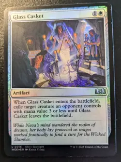 Glass Casket 0016 WOE Foil Uncommon Wilds Of Eldraine Magic: The Gathering - Image 1