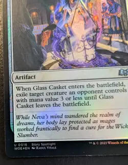 Glass Casket 0016 WOE Foil Uncommon Wilds Of Eldraine Magic: The Gathering - Image 4