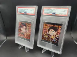 ONE PIECE Luffy Ace PSA10 Set Wafer Seals Collectible Graded Authentic - Image 2