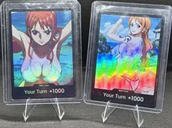 One Piece Nami DON!! Card Your Turn +1000 Foil Alt Art x2 - Image 1