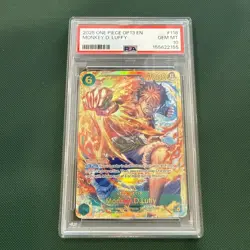 2025 One Piece OP13 #118 Monkey D. Luffy PSA 10 GEM MINT - Image 1