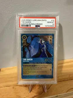 2025 DISNEY LORCANA EN P3-PROMO #12 THE QUEEN - MIRROR SEEKER PSA 10 - Image 1