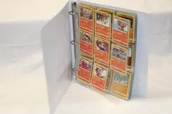 Vintage Pokemon binder collection pokemon card lot pikachu binder Q21 - Image 1