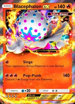 [Digital Card] Blacephalon EX 4 Diamonds Pokemon Tcg Pocket - [ENG] - Image 1