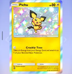 (FAST) Pichu - Shiny Rare - ENG - Pokemon TCG Pocket (DIGITAL CARD) - Image 1