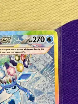 Glaceon ex Prismatic Evolutions SIR 150/131 Pokemon TCG Card English NM - Image 4