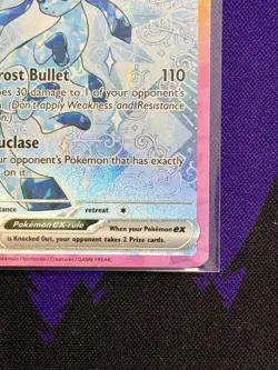 Glaceon ex Prismatic Evolutions SIR 150/131 Pokemon TCG Card English NM - Image 5