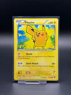 Pikachu Holo 42/146 XY Base Set LP Pokemon Card TCG Vintage - Image 1
